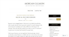 Desktop Screenshot of morgangleason.com